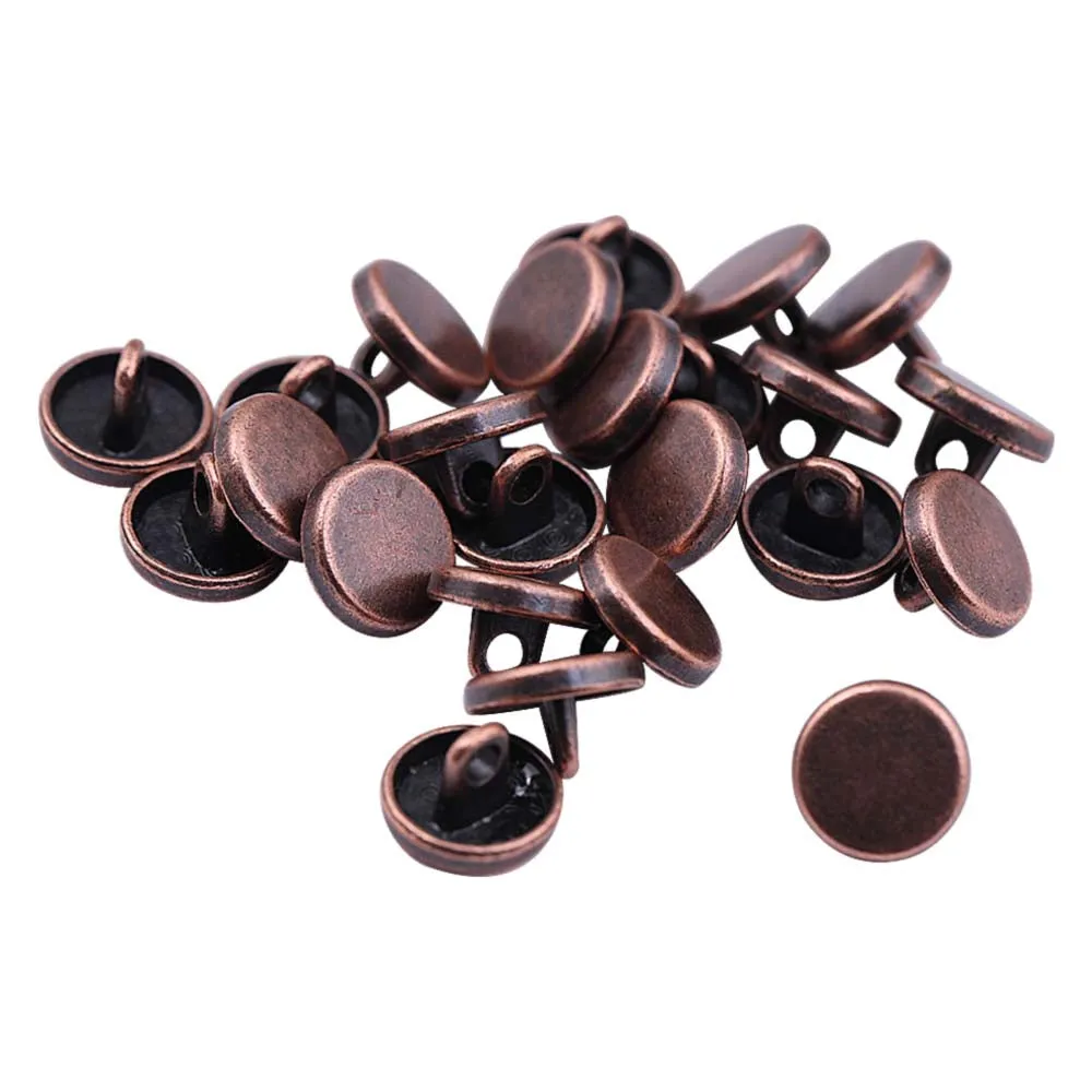 Flat Surface Classic Finish 10mm Shirt/Kurta Shank Metal Buttons