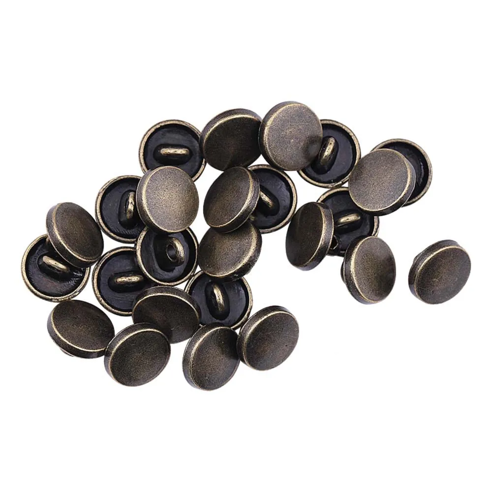 Flat Surface Classic Finish 10mm Shirt/Kurta Shank Metal Buttons