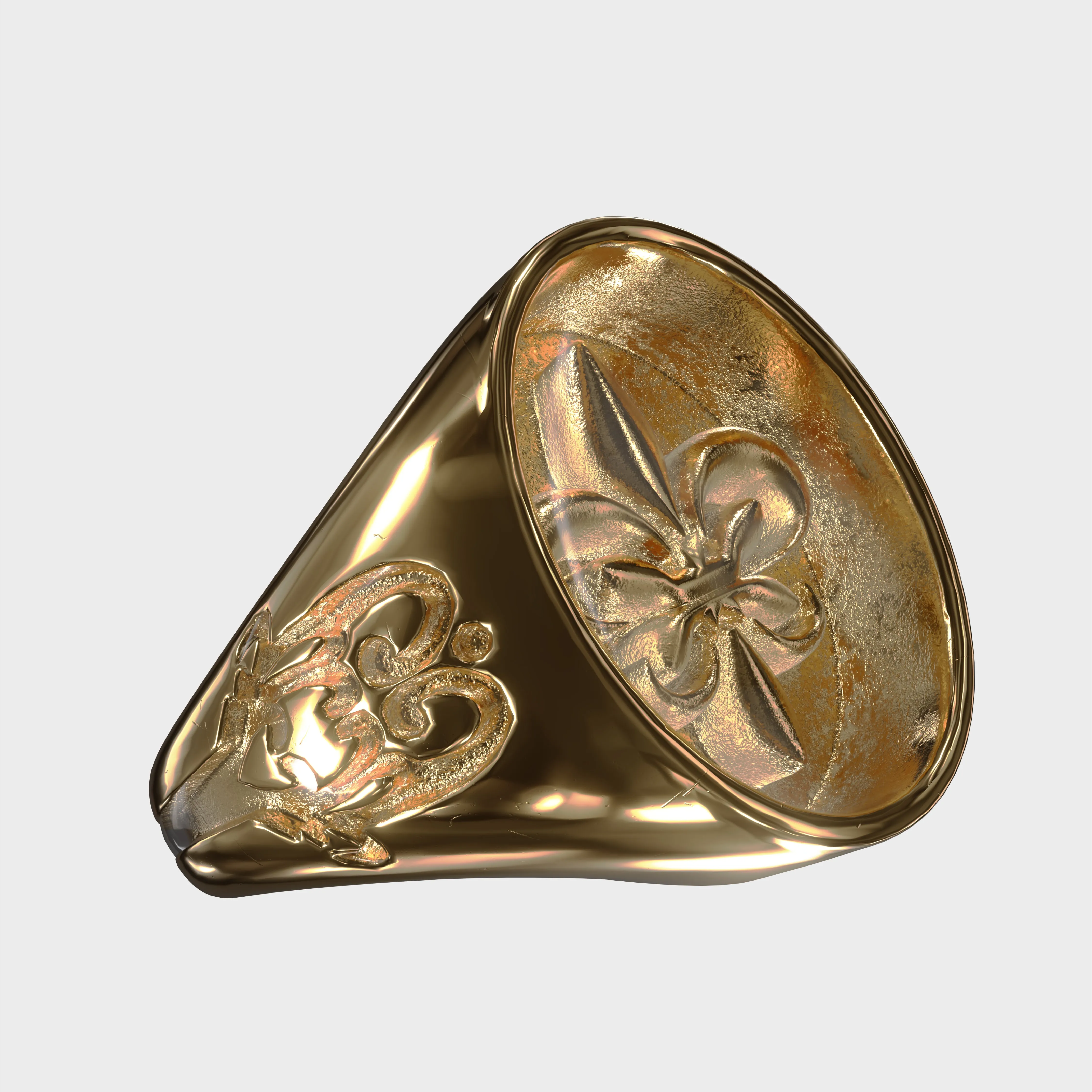 Fleur de Lis - Gold Ring