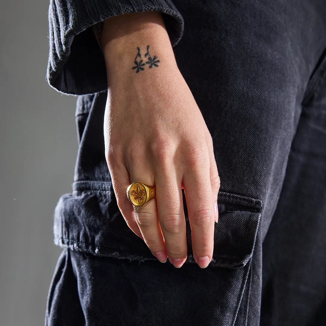 Fleur de Lis - Gold Ring