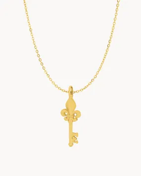 Fleur De Lis Muftieħ Necklace