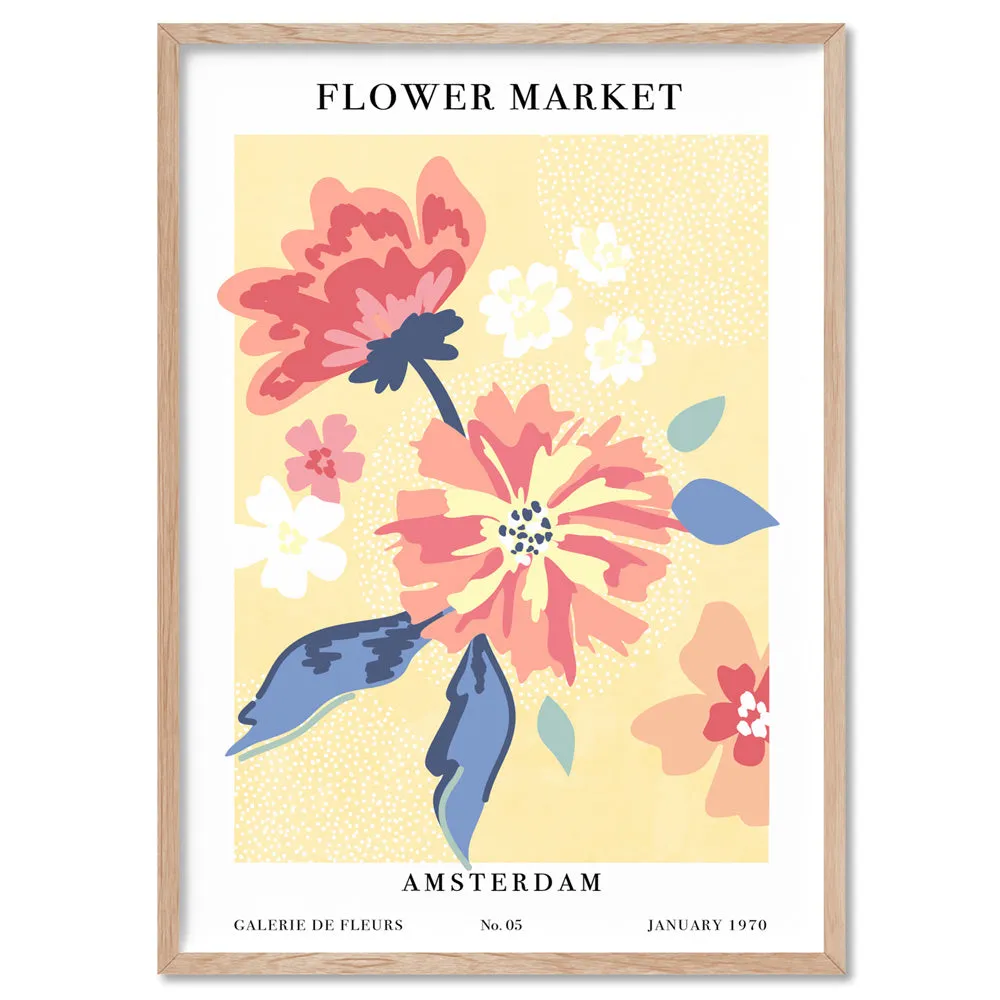 Flower Market | Amsterdam - Art Print