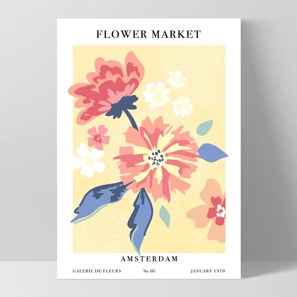 Flower Market | Amsterdam - Art Print