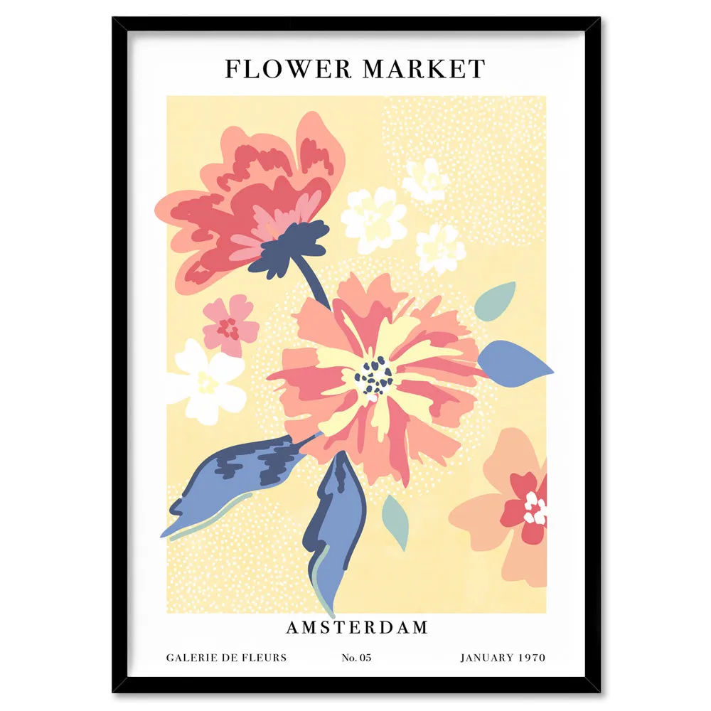 Flower Market | Amsterdam - Art Print