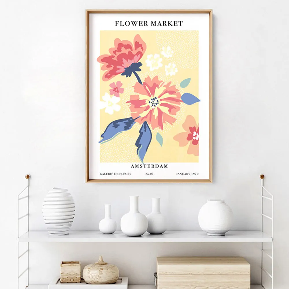 Flower Market | Amsterdam - Art Print