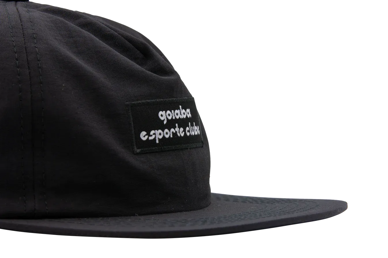 Goiaba E.C. - Pinched Front Nylon Hat - Black