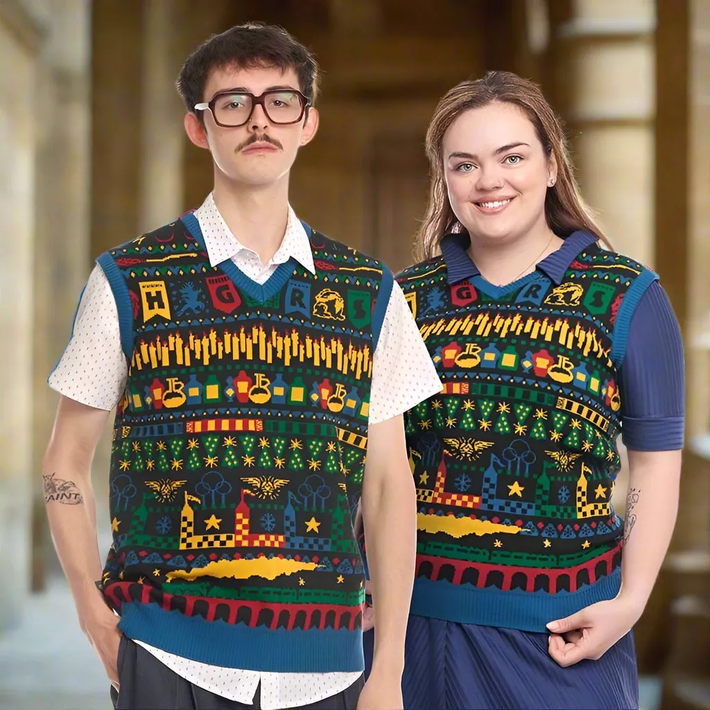 Harry Potter Christmas Knitted Vest Top