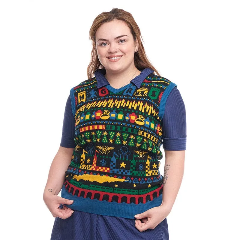 Harry Potter Christmas Knitted Vest Top