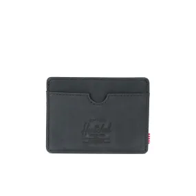 Herschel Beaded Collection Charlie Wallet - Black Nubuck Leather