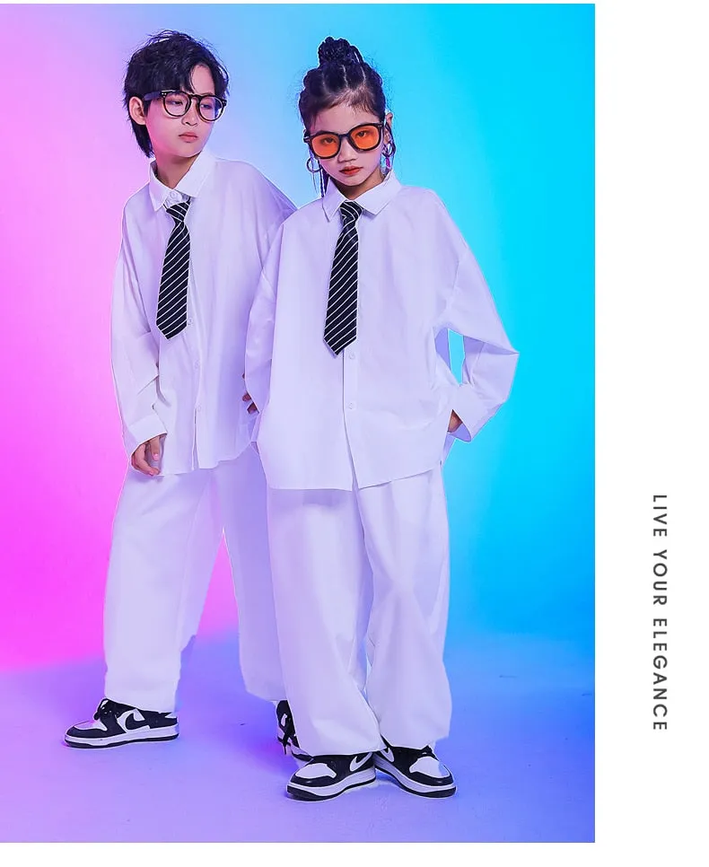 HH7215 Hip Hop Clothes Girls and Boys Jazz -Street Dance- Performance Stage Costume  HH7215