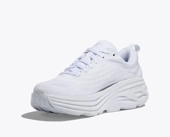 Hoka Men’s Bondi 8 white / white