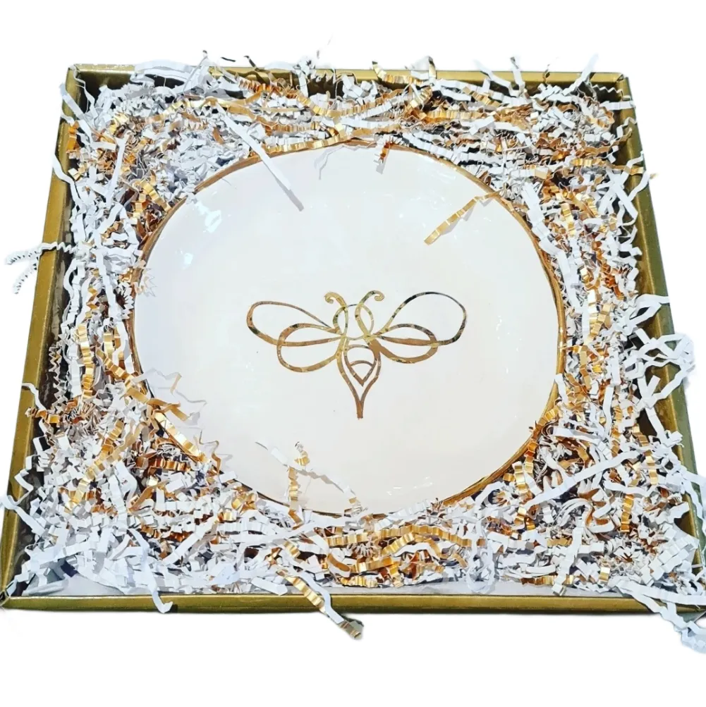 Honey Bee Ceramic Plate