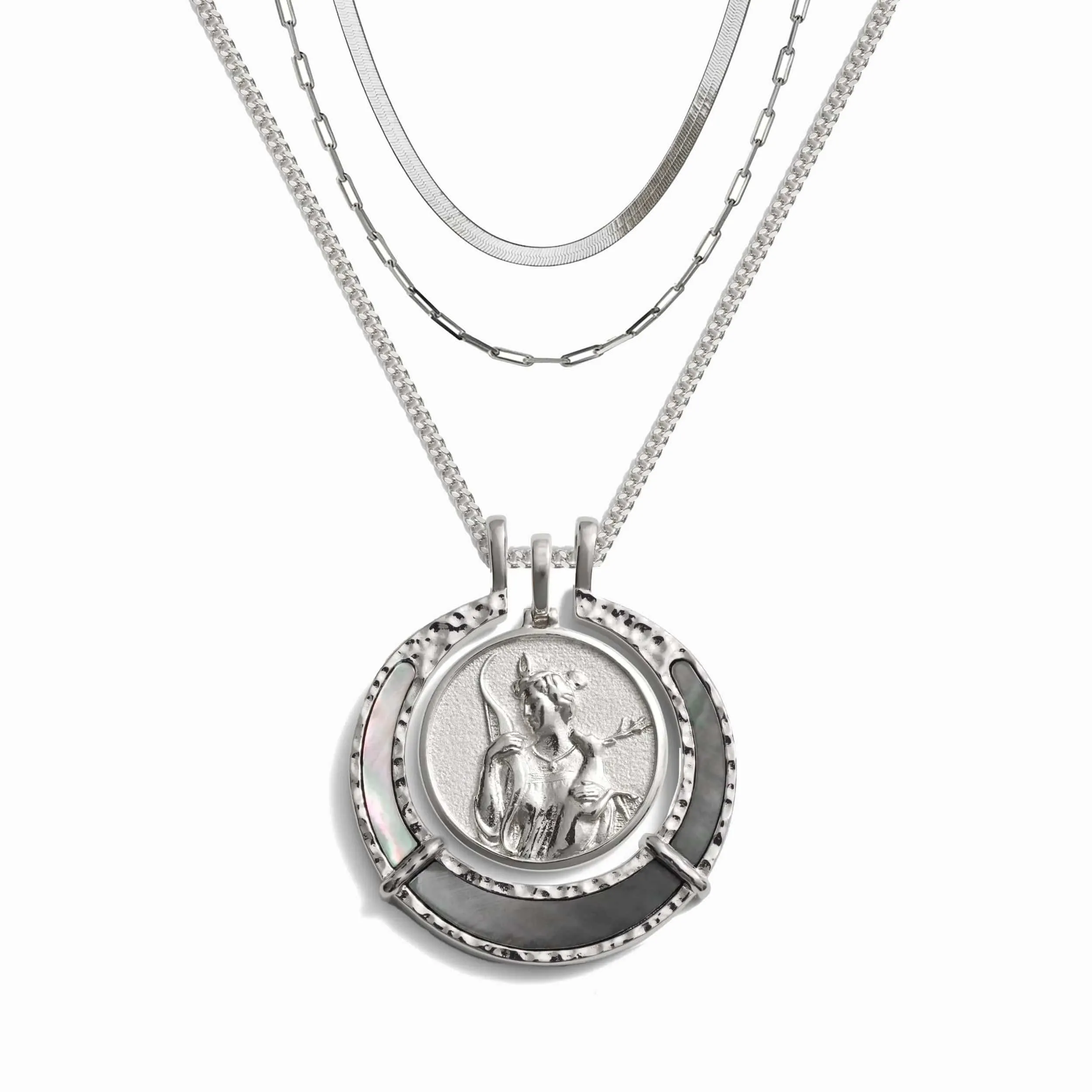 Hunter's Moon Halo Necklace Set