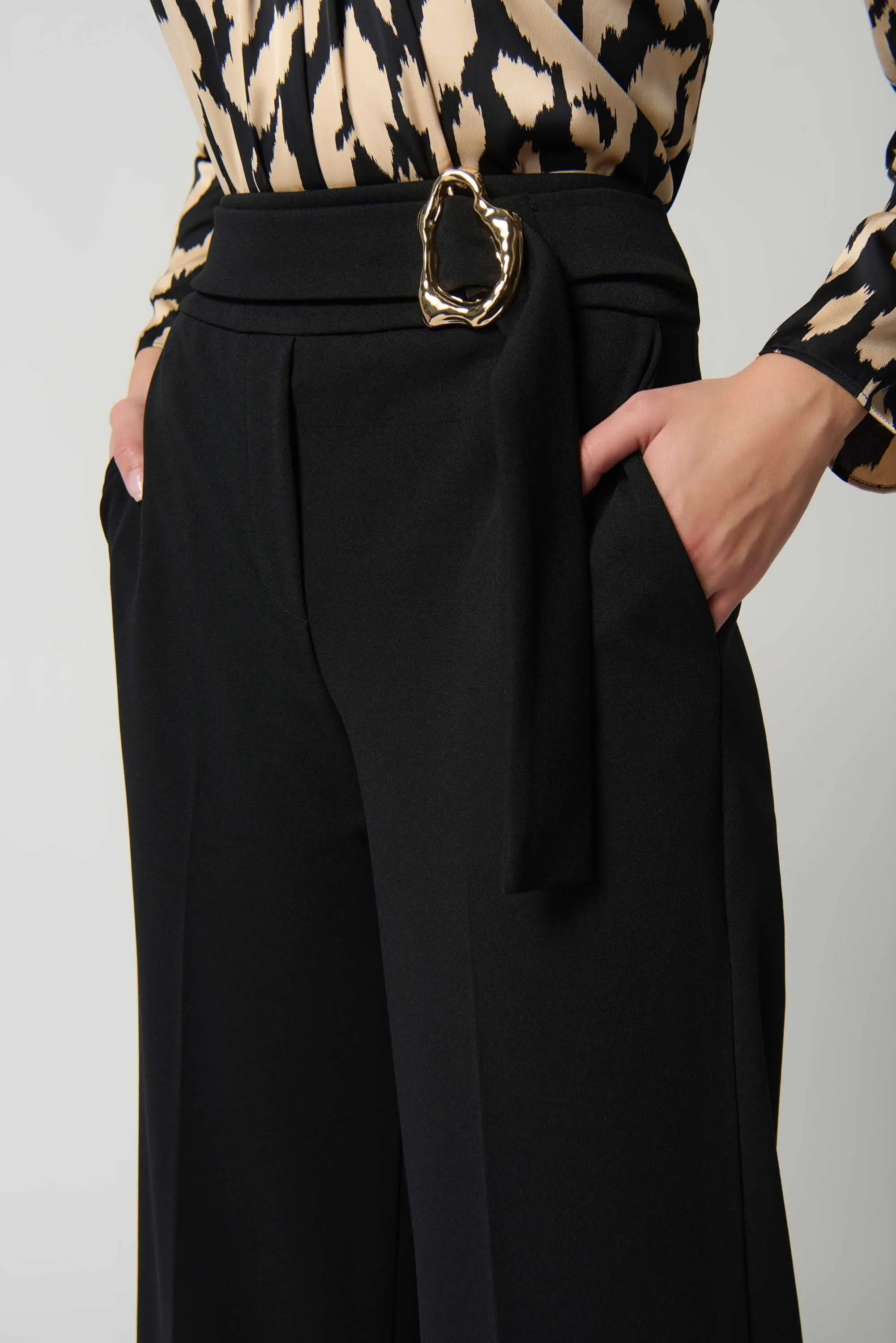 Joseph Ribkoff Black Trouser Style 234053-11