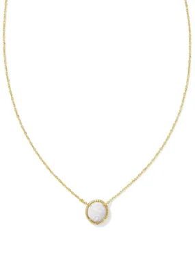 Kendra Scott Volleyball Pendant Necklace - Gold