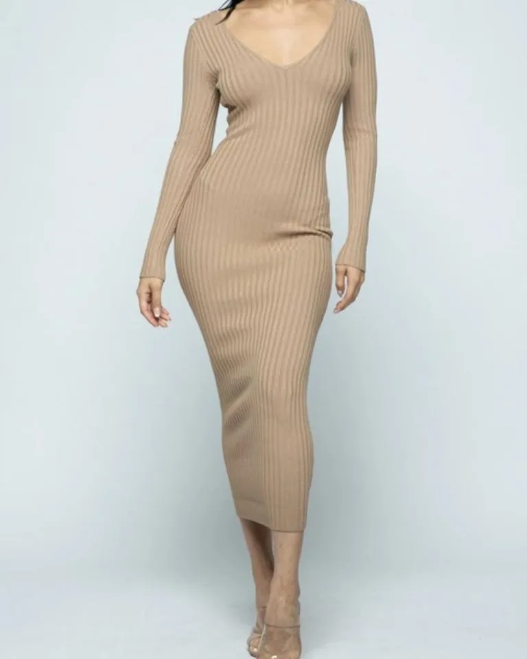 Khloe Knit Midi Dress