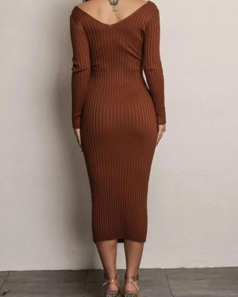 Khloe Knit Midi Dress