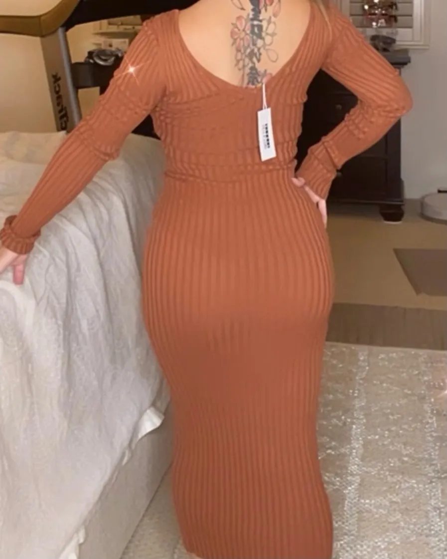 Khloe Knit Midi Dress