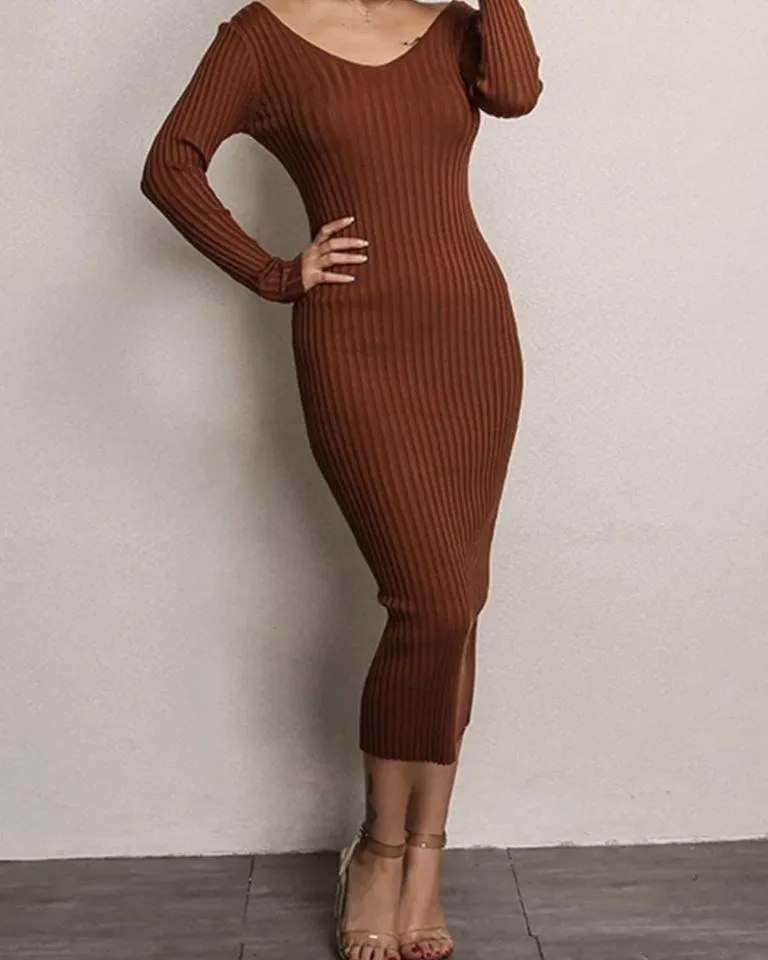 Khloe Knit Midi Dress