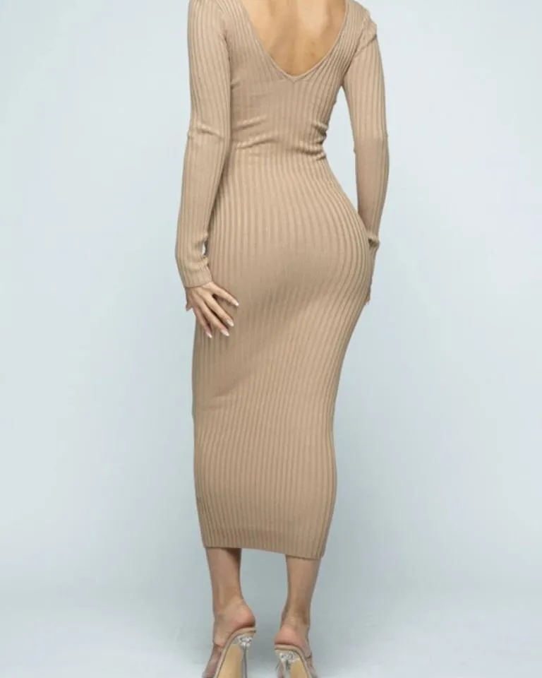 Khloe Knit Midi Dress