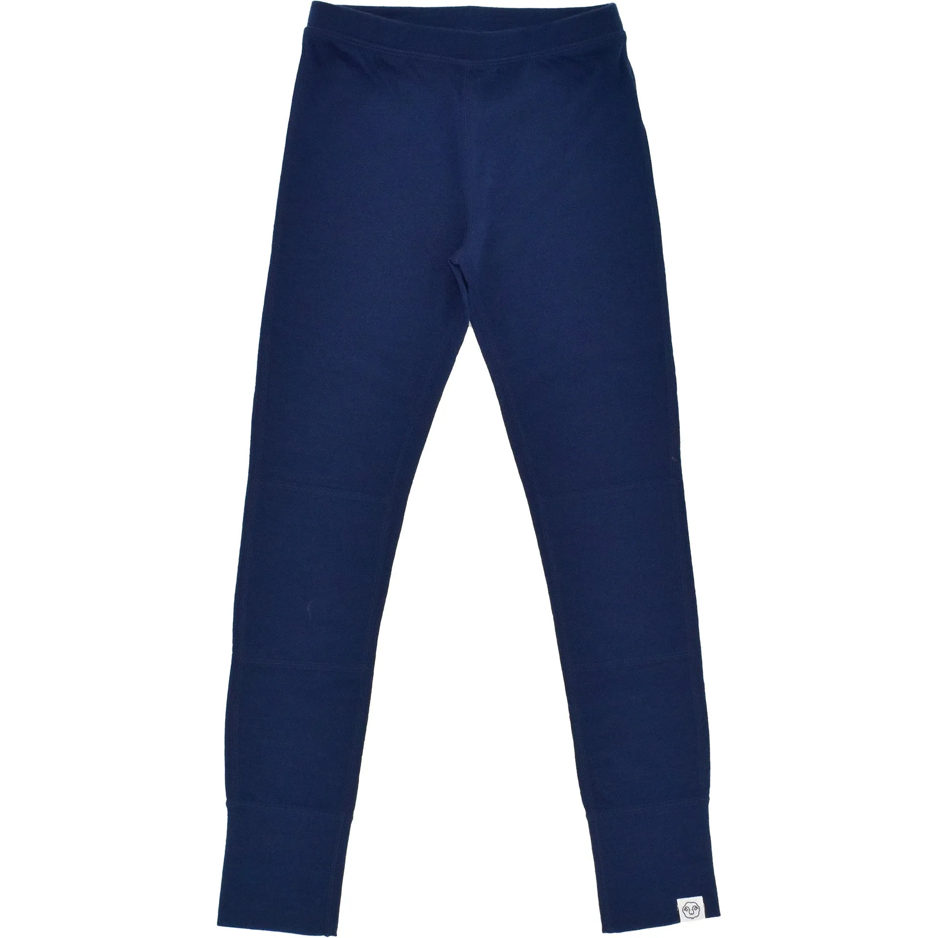 Kids Merino Wool Base Layer, Leggings, Deep Blue