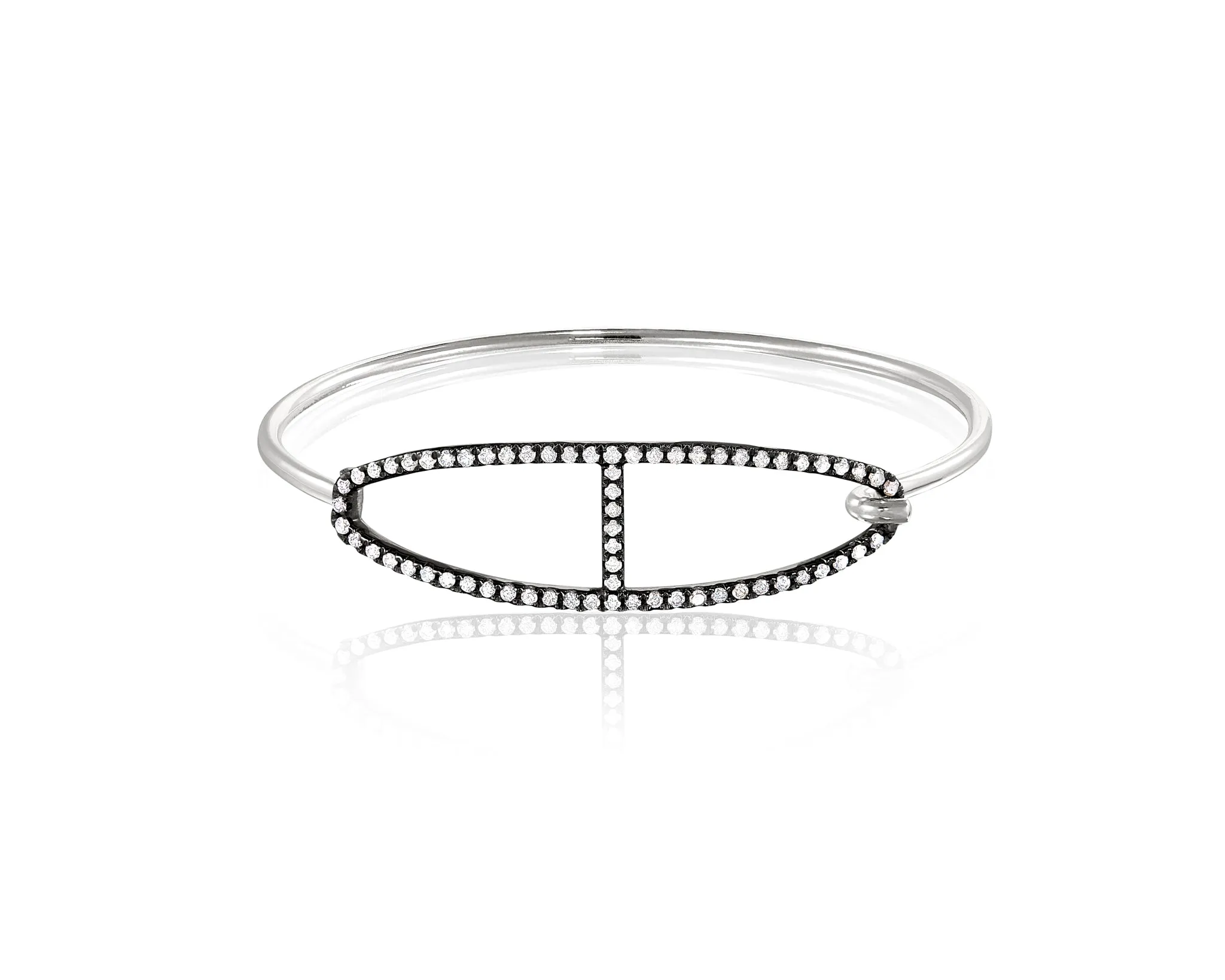 Kingston Buckle Bangle | Diamond