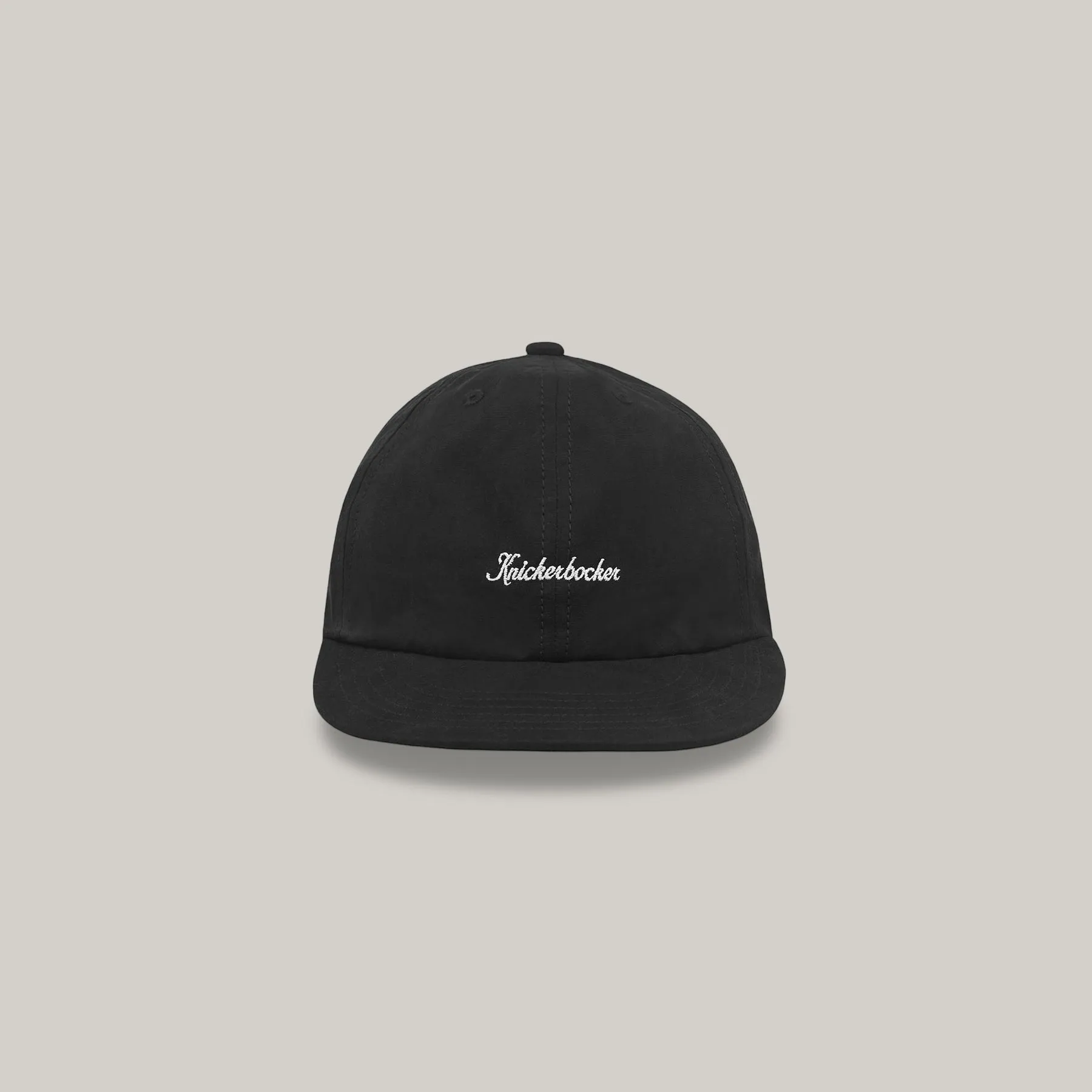 KNICKERBOCKER SERVICE WAXED COTTON & NYLON CAP - BLACK