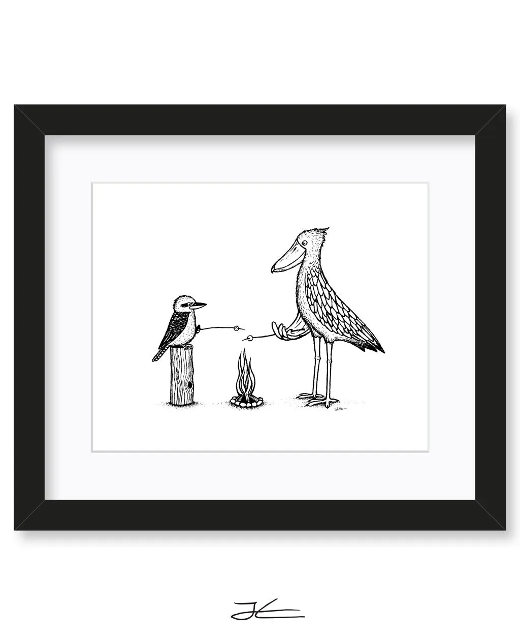 Kookaburra Shoebill Camp Trip - Print/ Framed Print