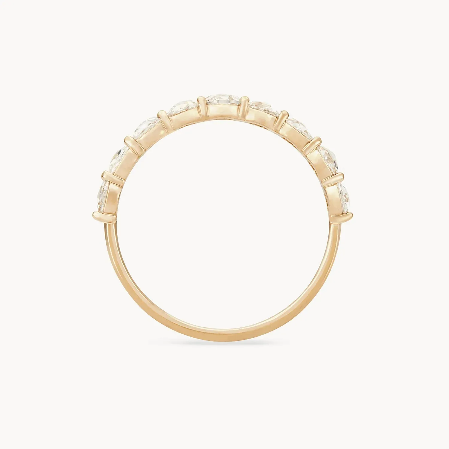 Large moonglade ring - 14k yellow gold