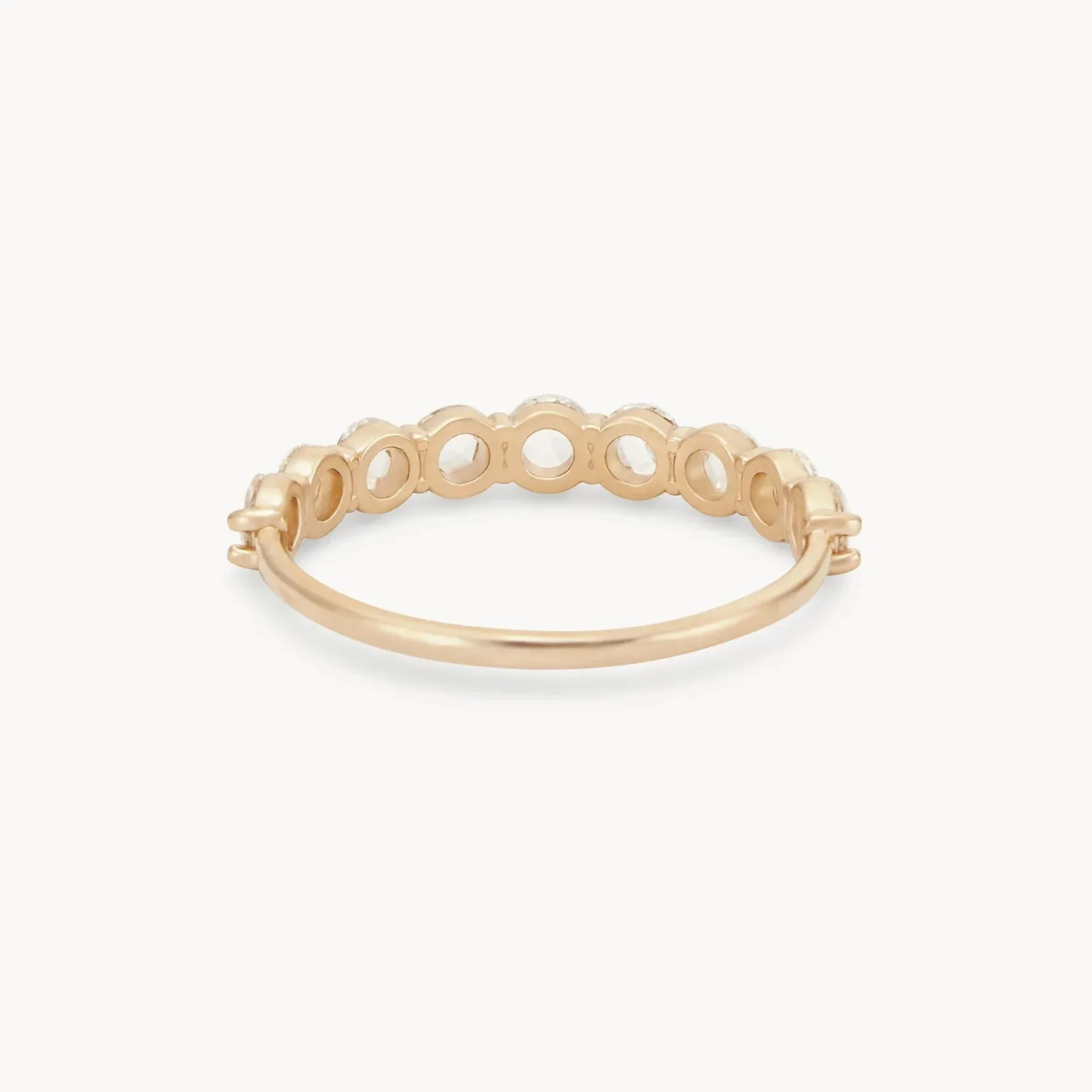 Large moonglade ring - 14k yellow gold