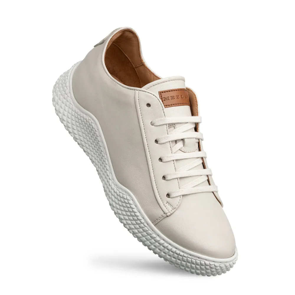 LEATHER SCALLOP SOLE SNEAKER Style #: A20604 I Mezlan