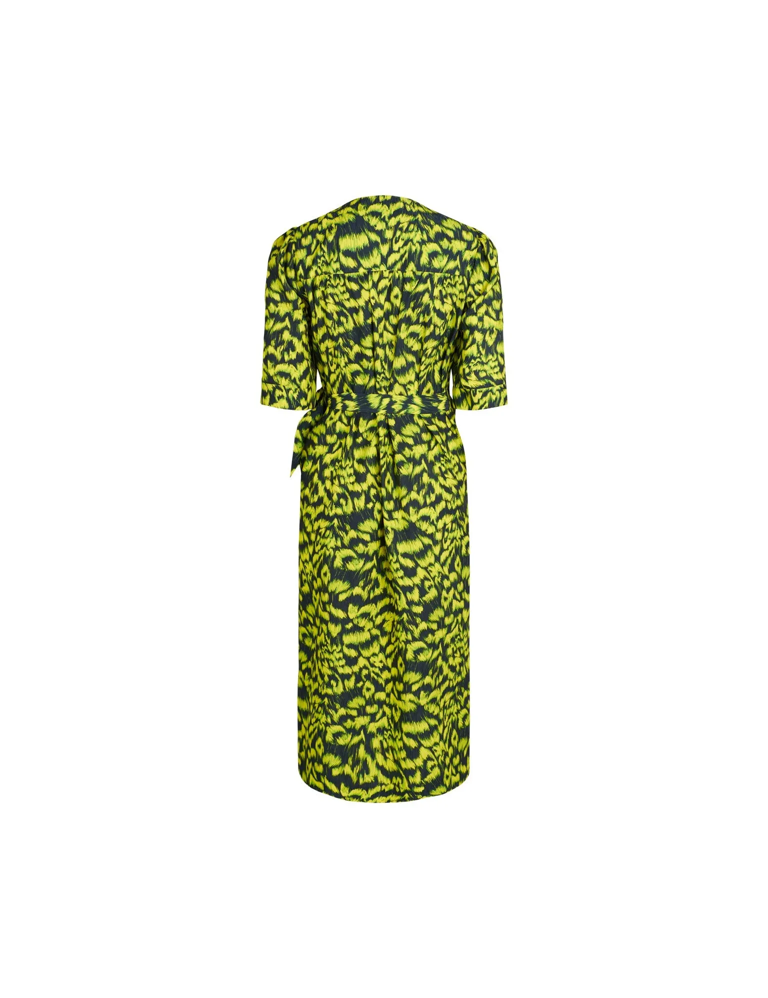 Light Jacquard Hesse Dress, Animal AOP Evening Primrose