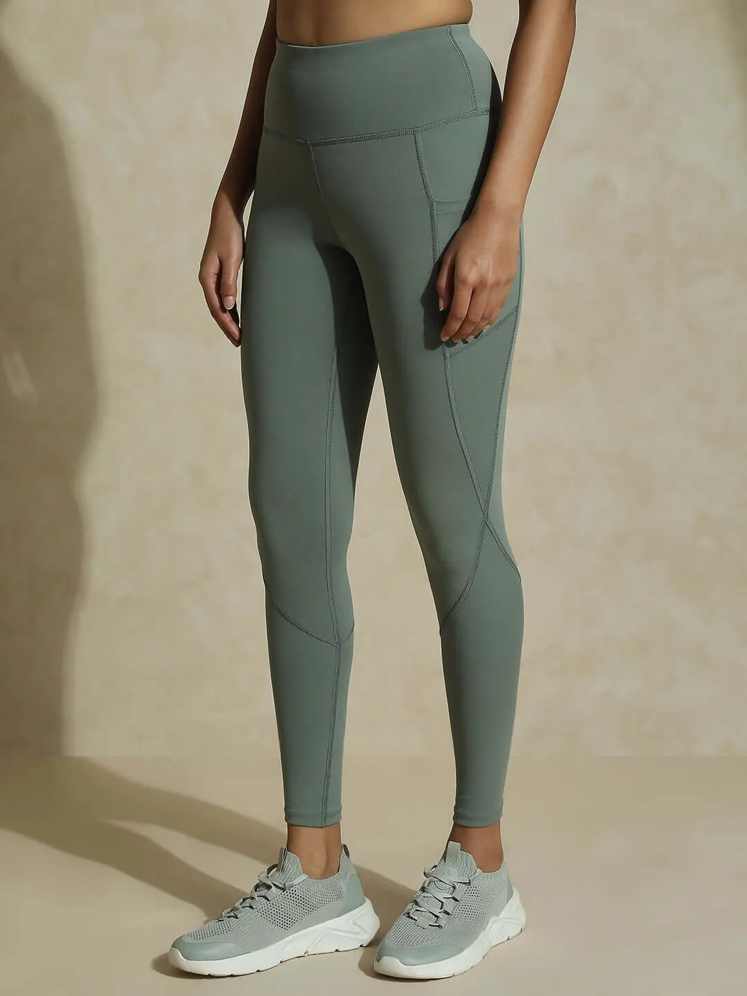 Light Sage Aero fit Athletic Jacket & Aura Leggings