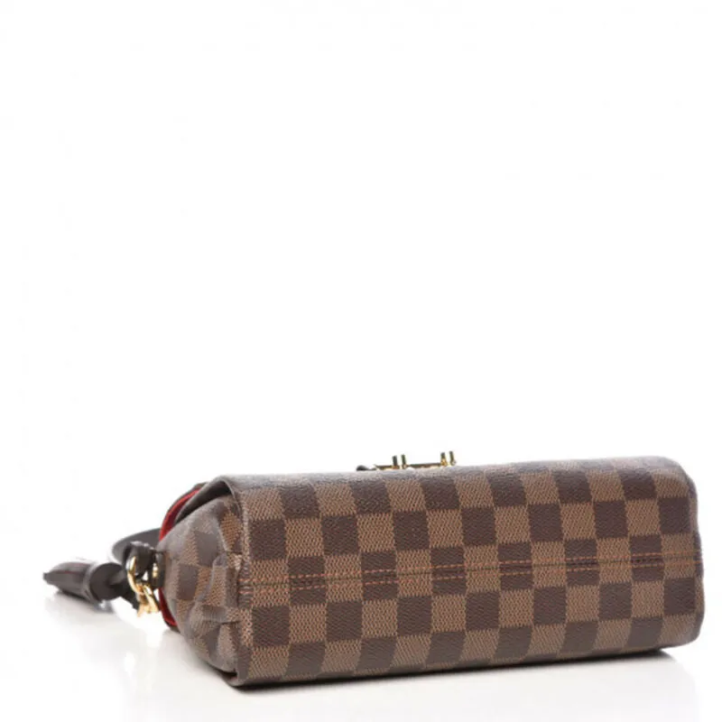 Louis Vuitton Croisette Damier Ebene Brown Canvas Shoulder Bag