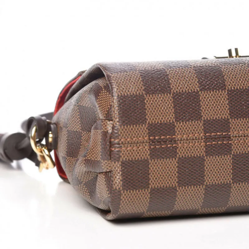 Louis Vuitton Croisette Damier Ebene Brown Canvas Shoulder Bag