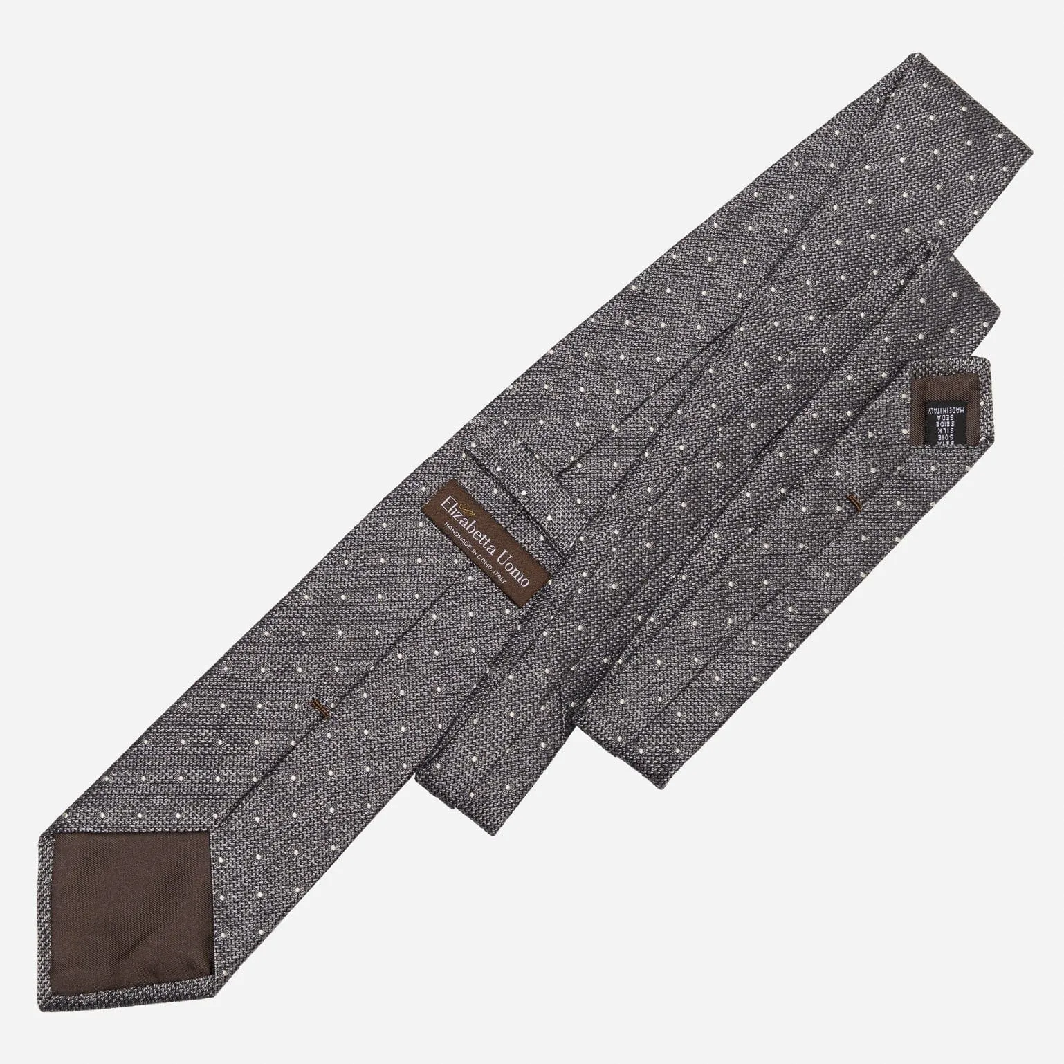 Mattei - Silk Grenadine Tie - Grey