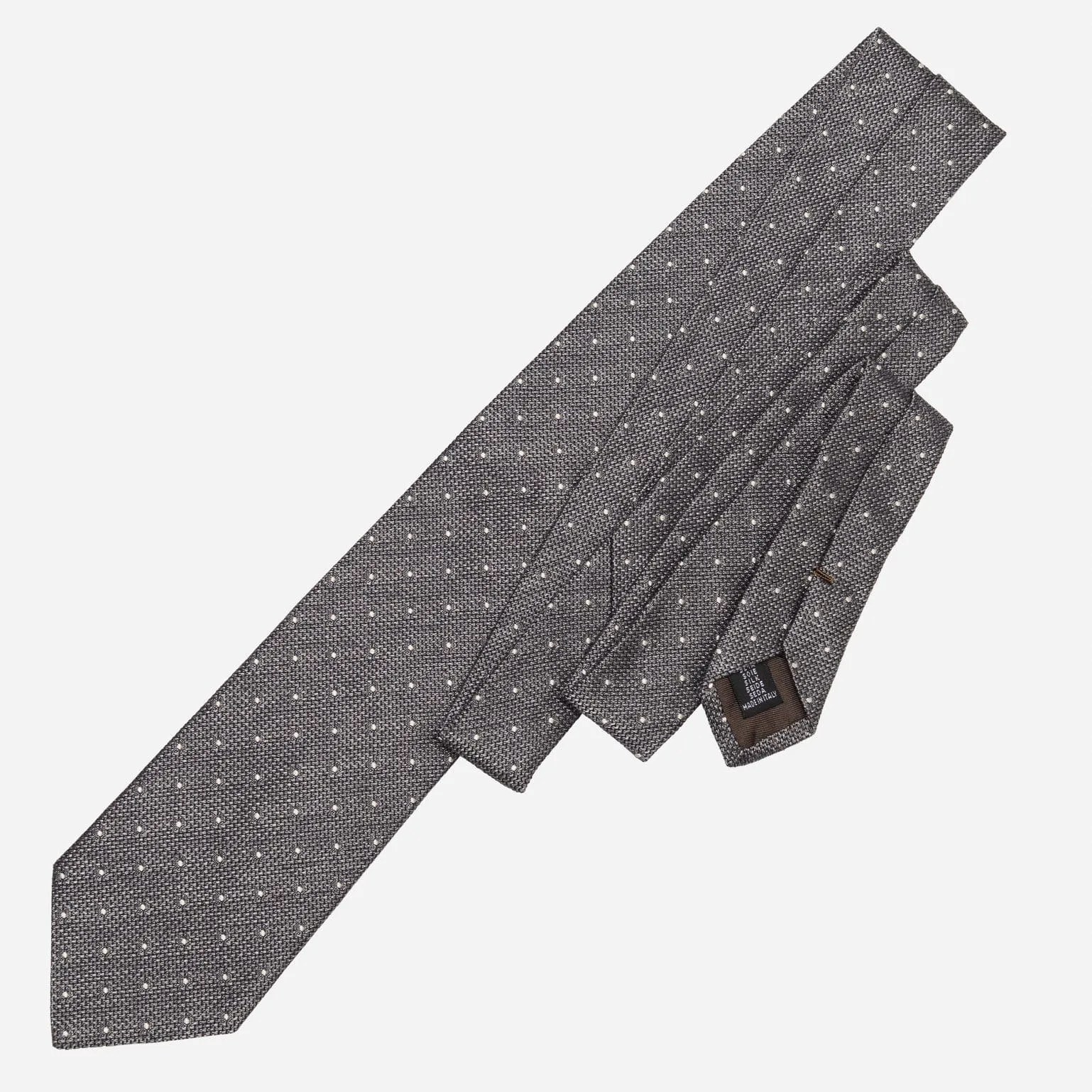 Mattei - Silk Grenadine Tie - Grey