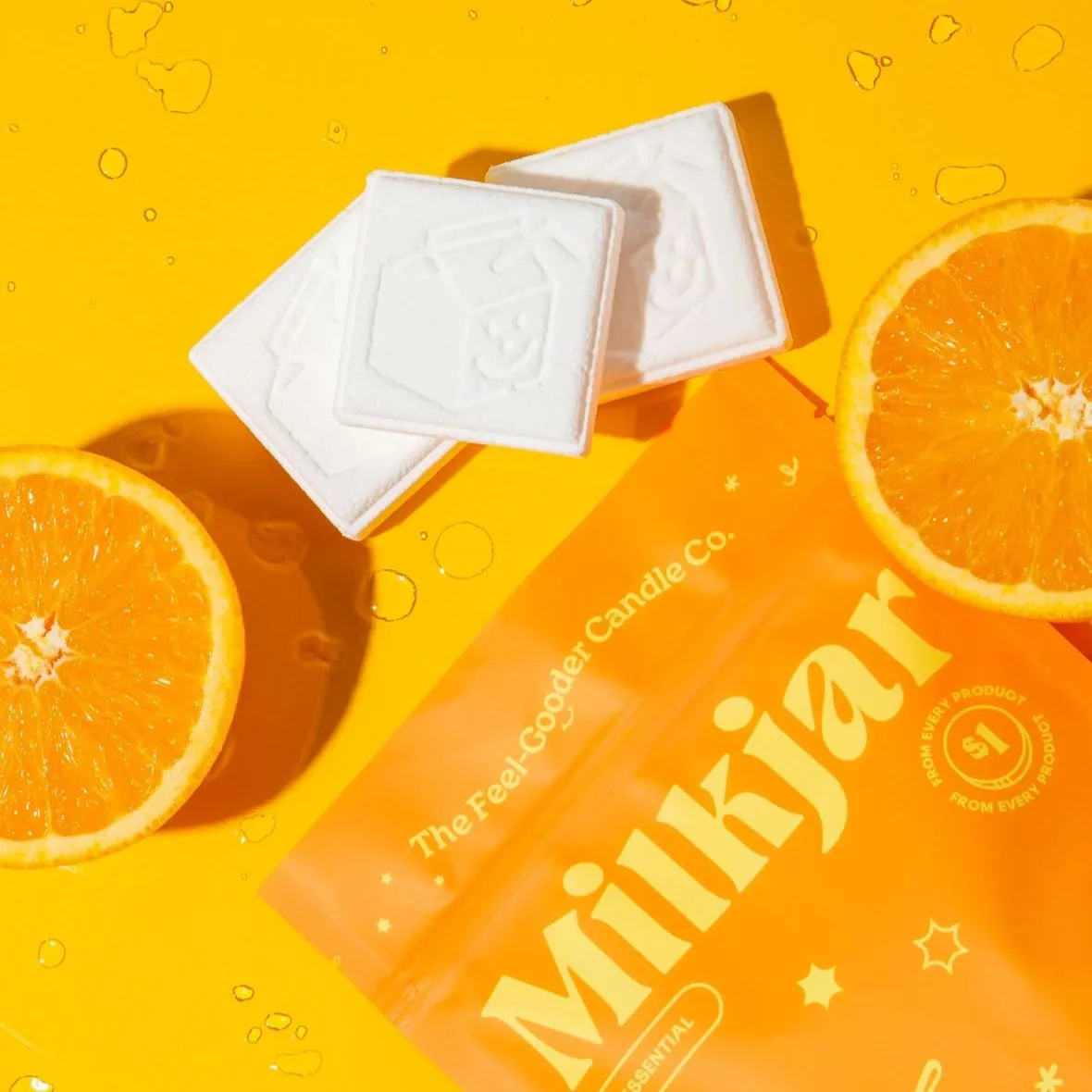 Milk Jar Shower Steamers - Citrus