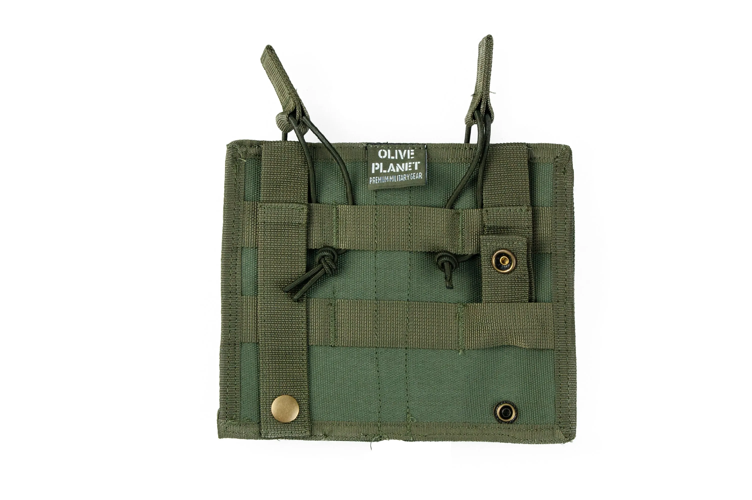 MOLLE Double Magazine Pouch - Open Top - Olive Green