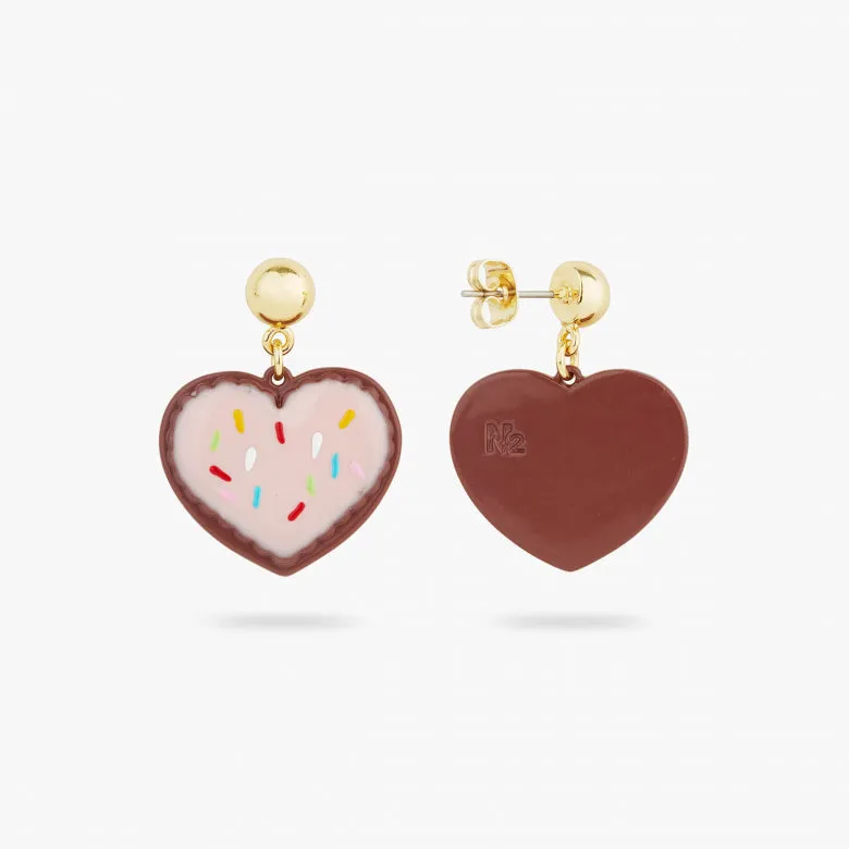 N2 - AQPP109 Heart-shaped biscuit post earrings