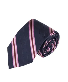 Navy & Pink Stripe