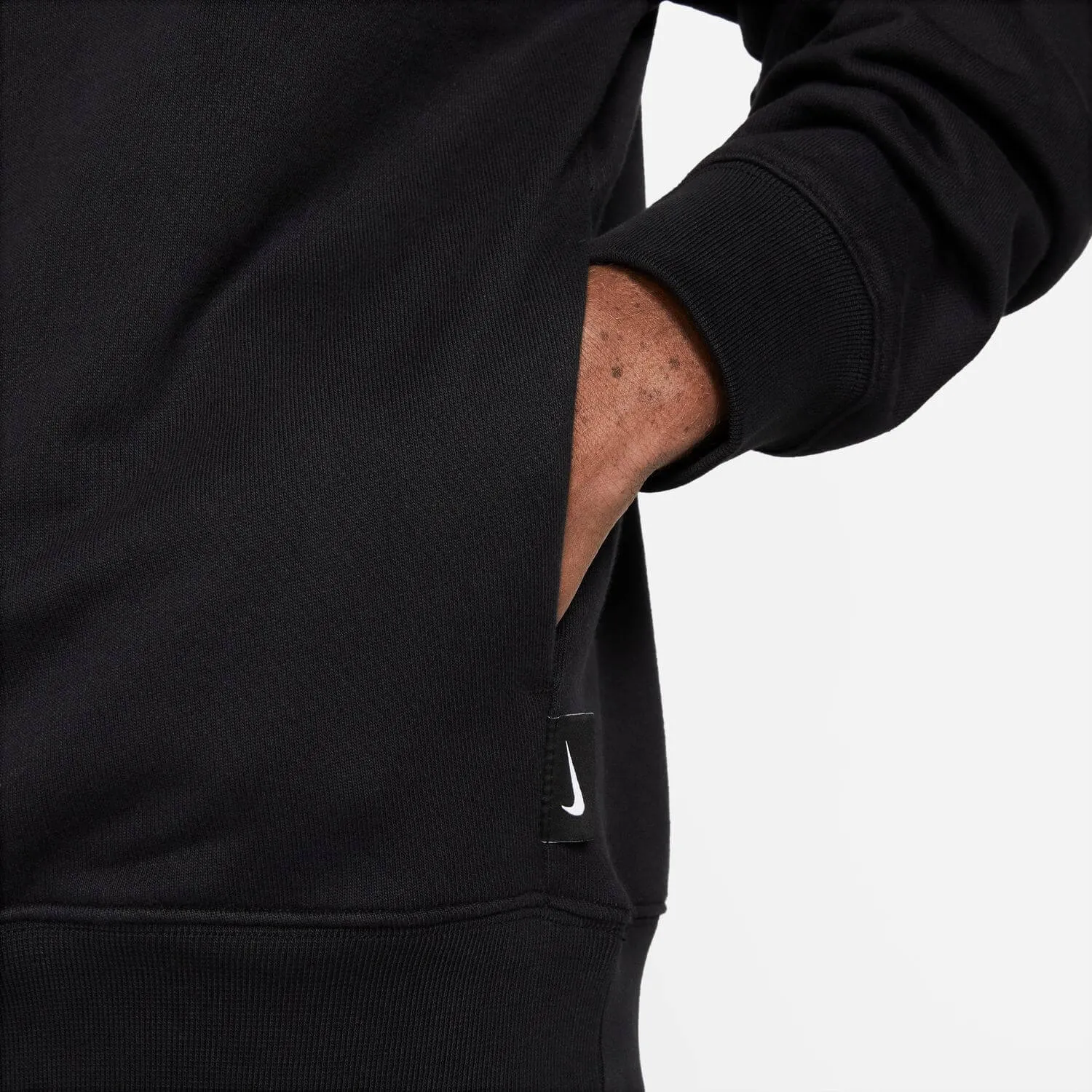 Nike Hoodie Swoosh Black - White