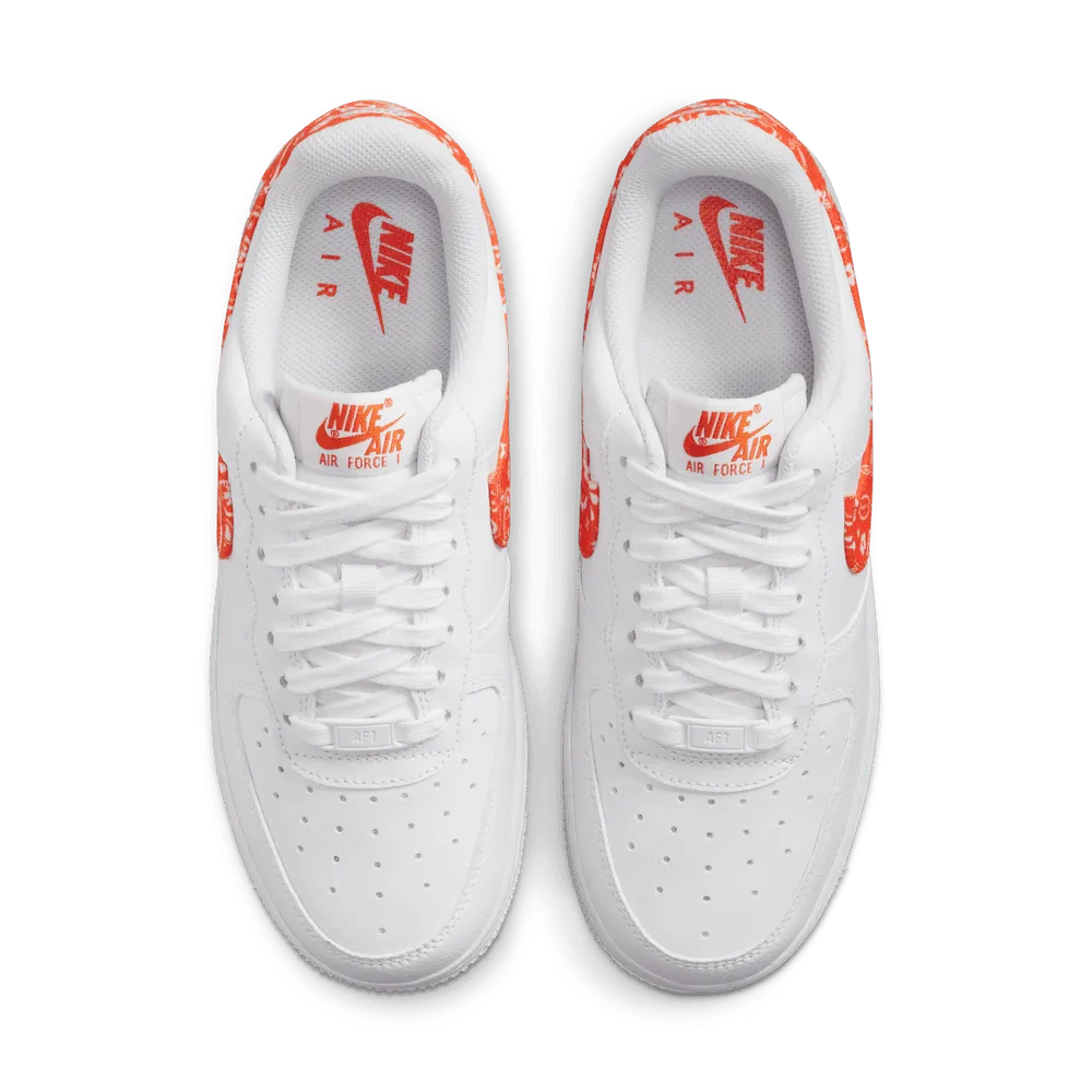 Nike Women's Air Force 1 '07 'Orange Paisley'