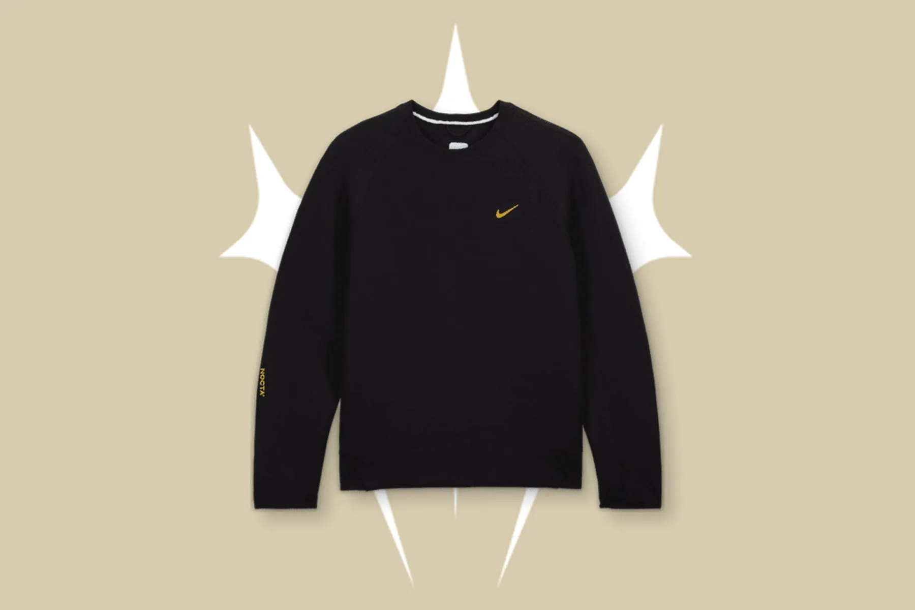 Nike x NOCTA Tech Fleece Crew - Black/University Gold