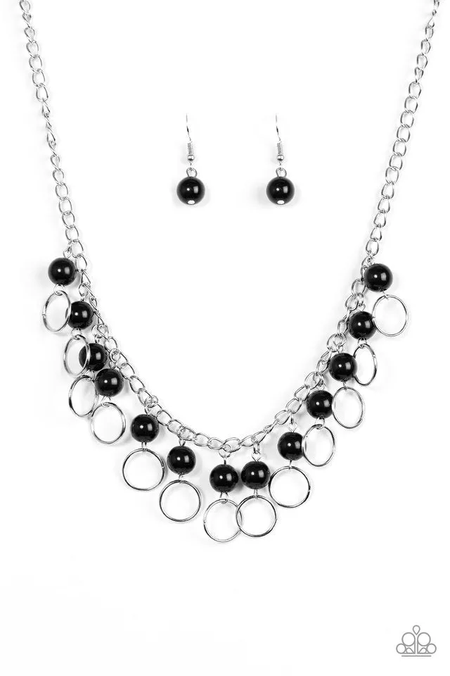 Paparazzi Accessories  - Run The Show #N166 Box 2 - Black Necklace