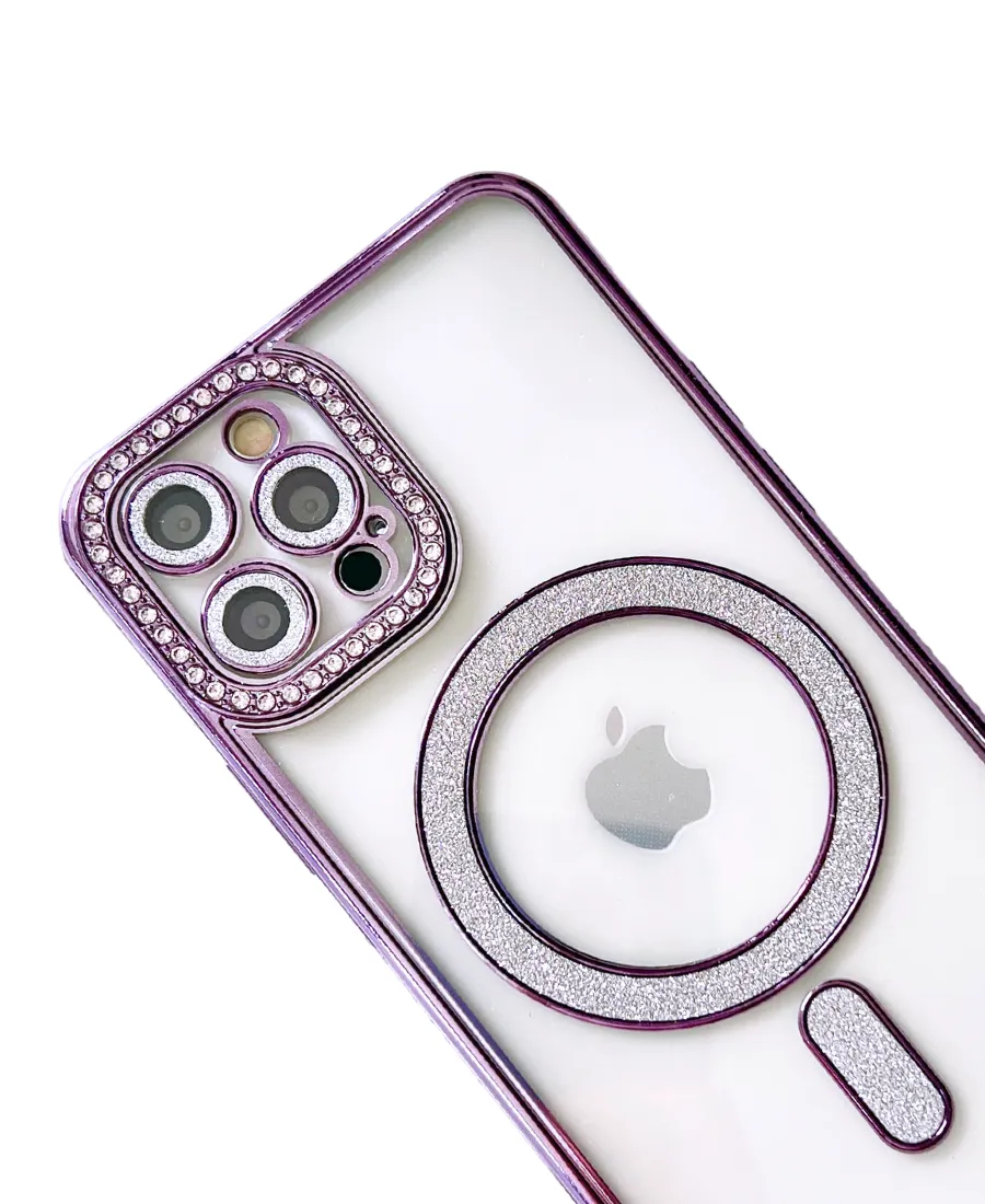 Purple Glam MagSafe Phone Case