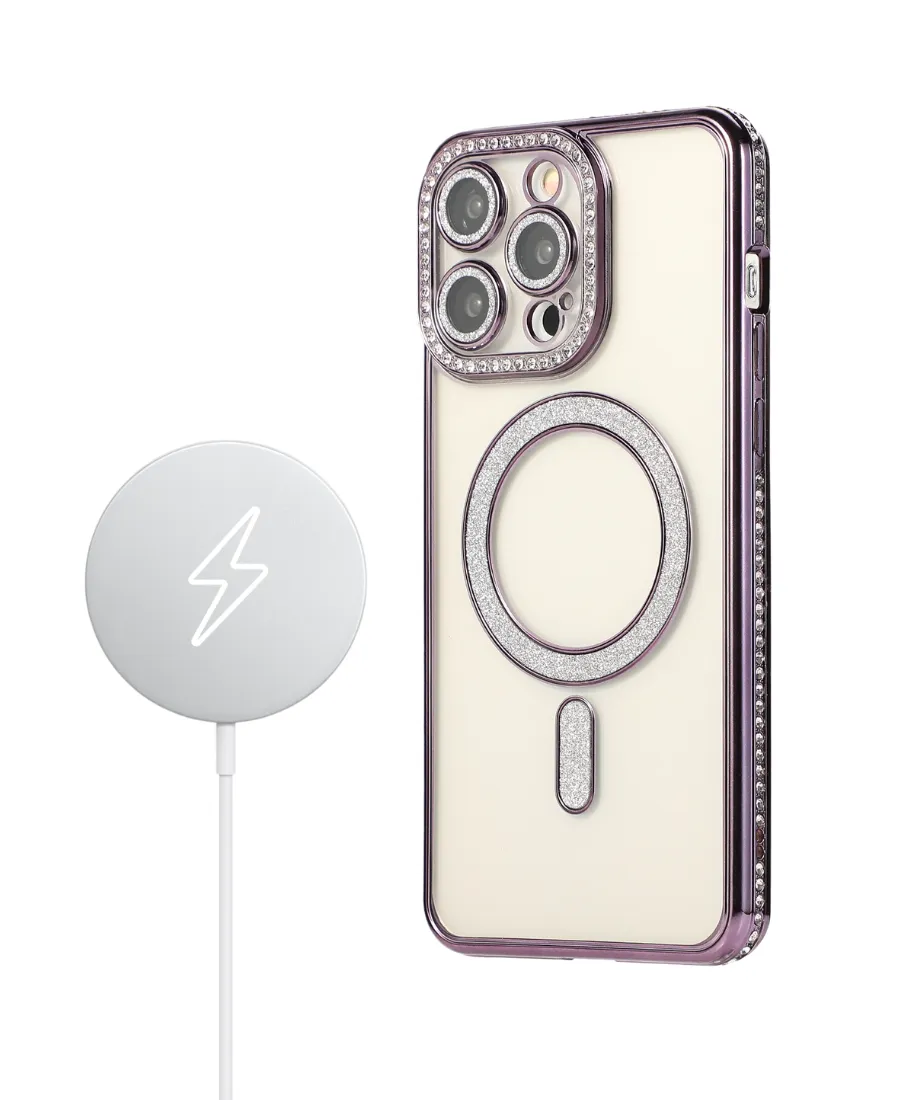 Purple Glam MagSafe Phone Case