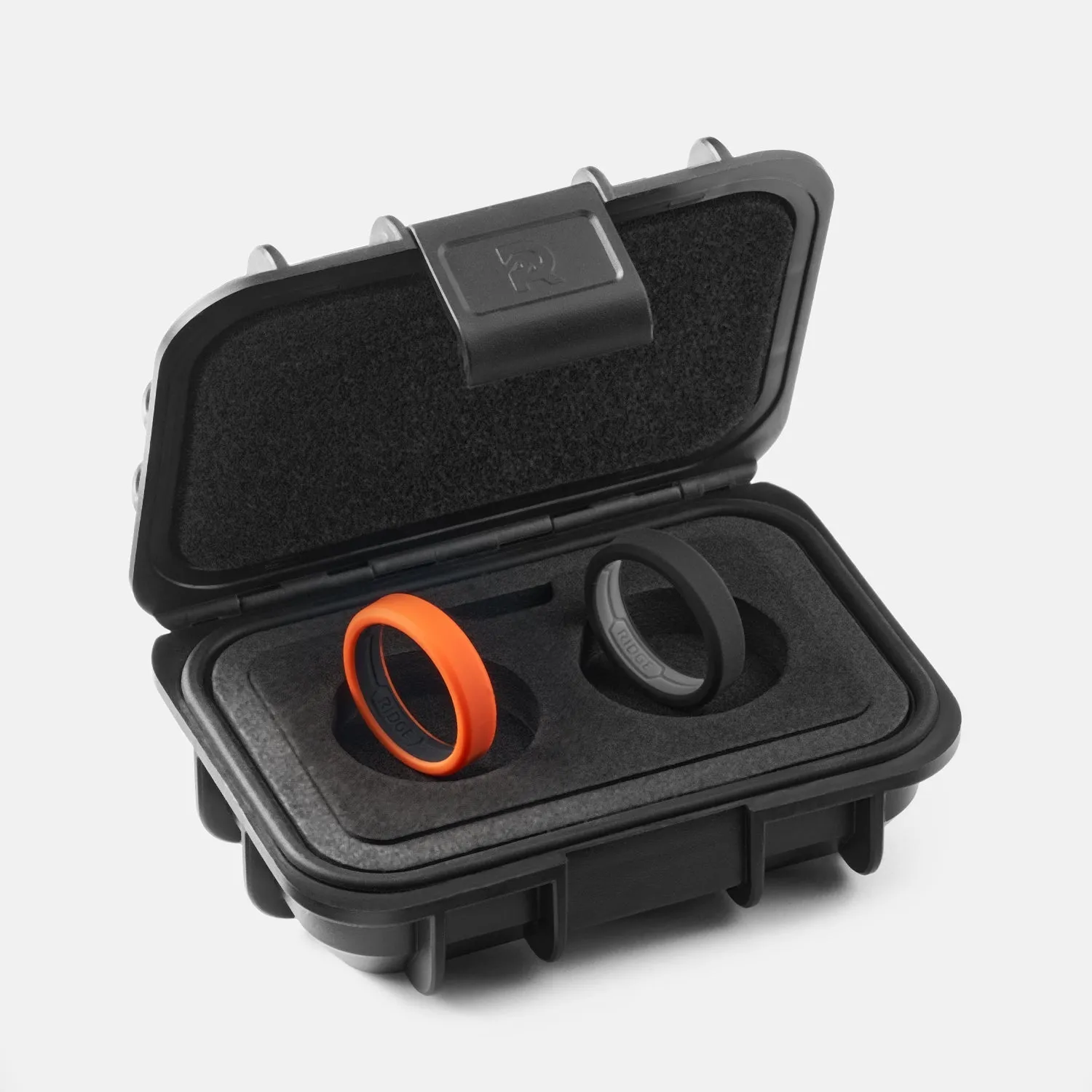 Ridge 6mm Silicone Ring Set - Basecamp Orange