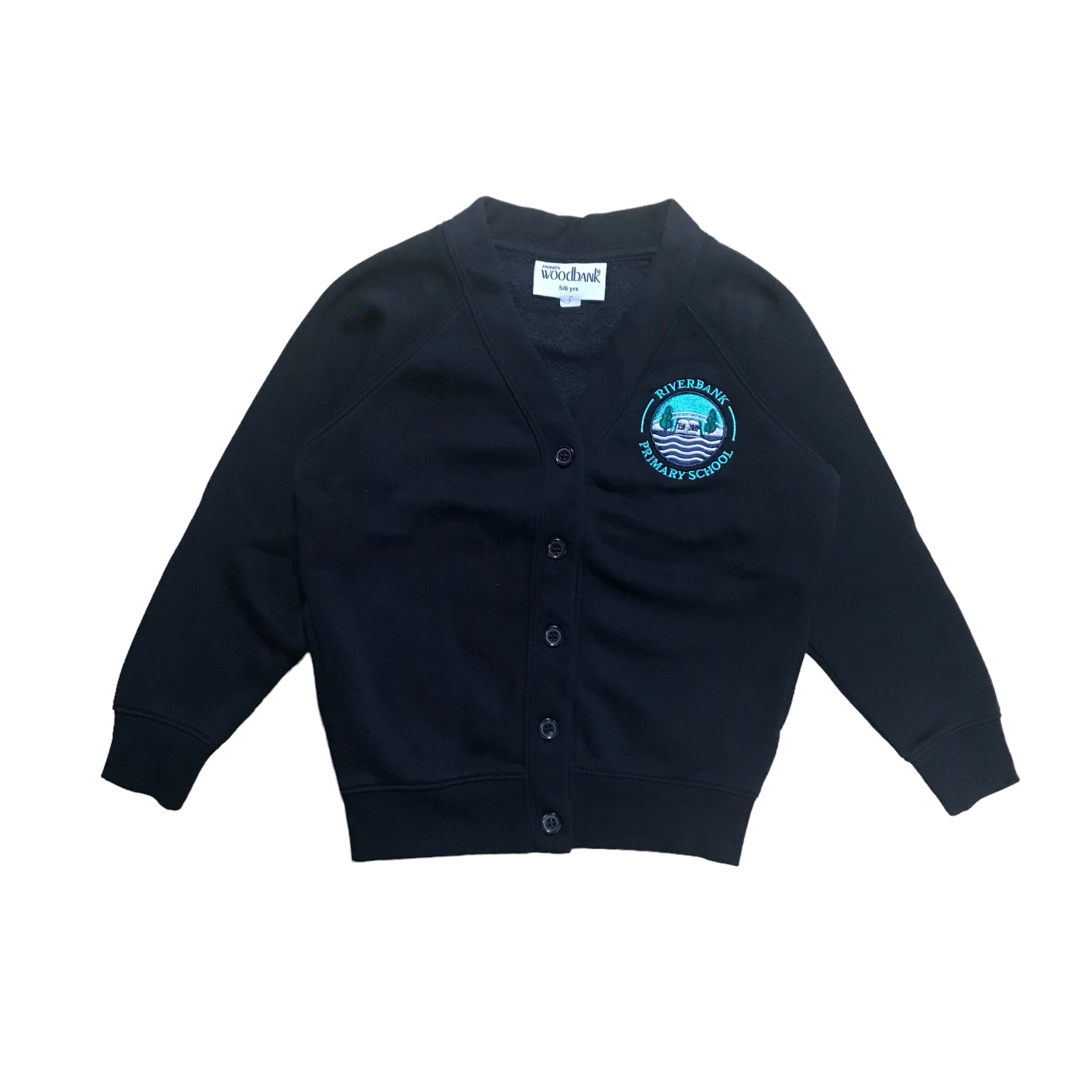 *Riverbank Primary Navy Blue Jersey Cardigan