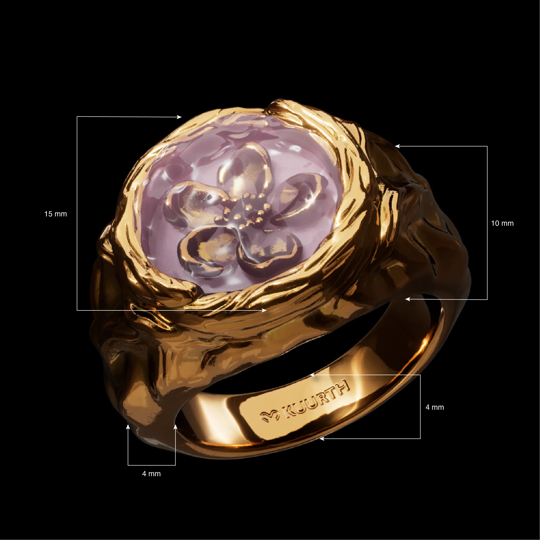 Sakura - Gold Ring